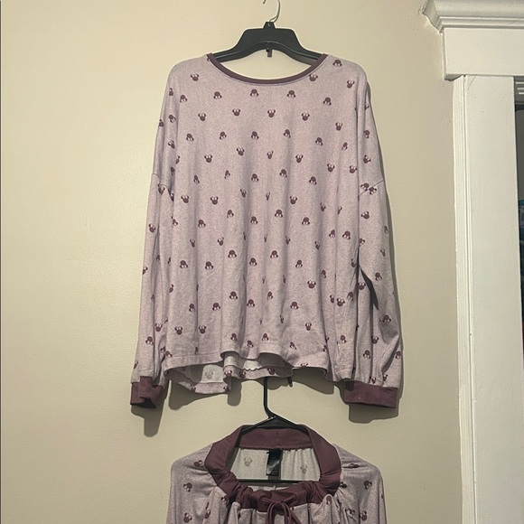 Disney Other - Disney Purple and Maroon Pajama Set